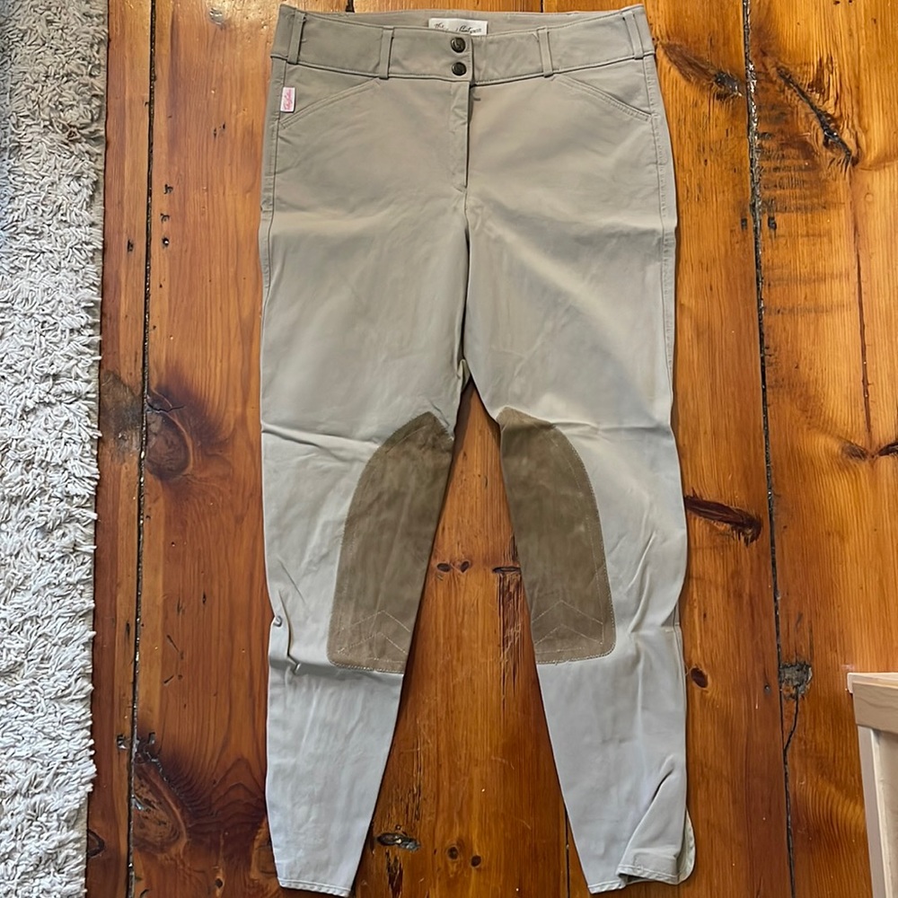 Tailored Sportsman Trophy Hunter Mid-Rise Front-Zip Breeches 30R